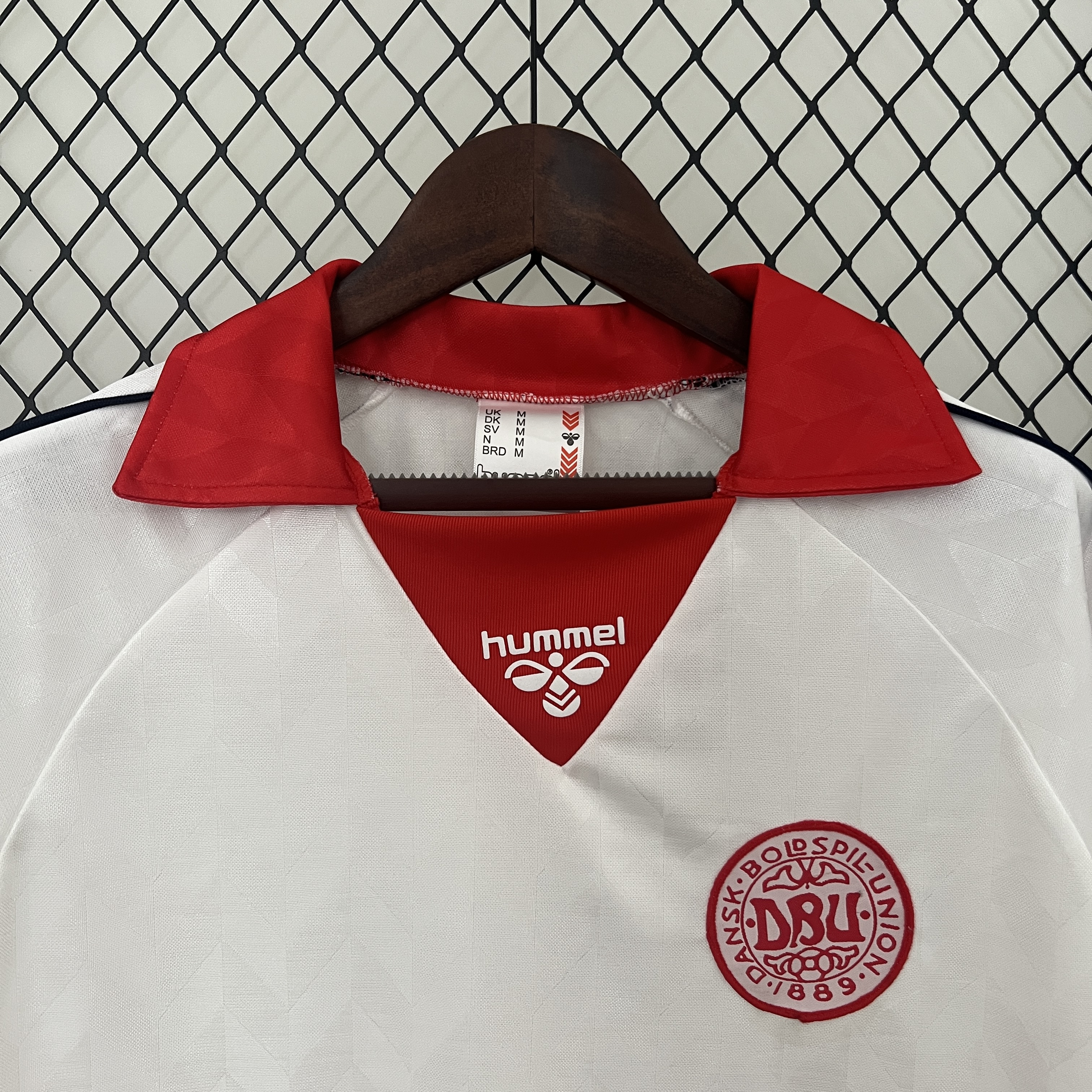 foot-Retro Denmark 1988 Away Jersey - Fans Version