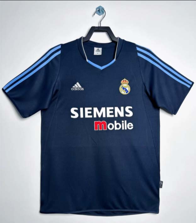 2003/2004 Retro Real Madrid Away Football Shirt 1:1 Thai Quality:football jersey mysite: unitedjerseyfootball 邓江浪:football