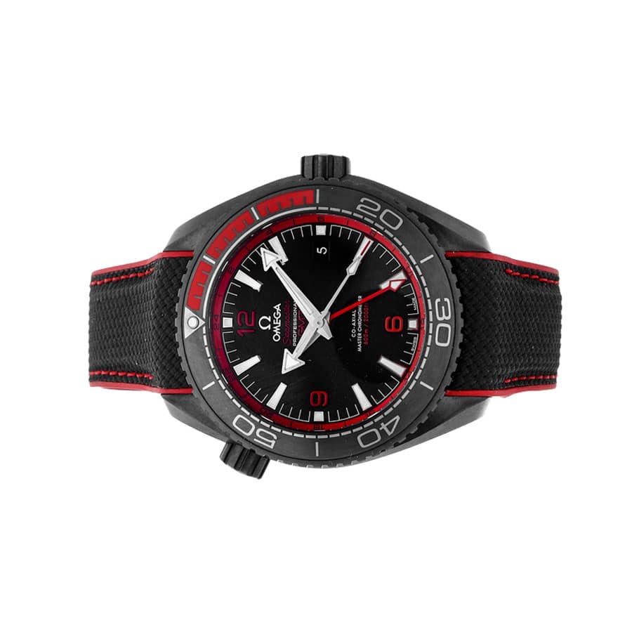 omega seamaster planet ocean ceramic 215 92 46 22 01 003 black dial