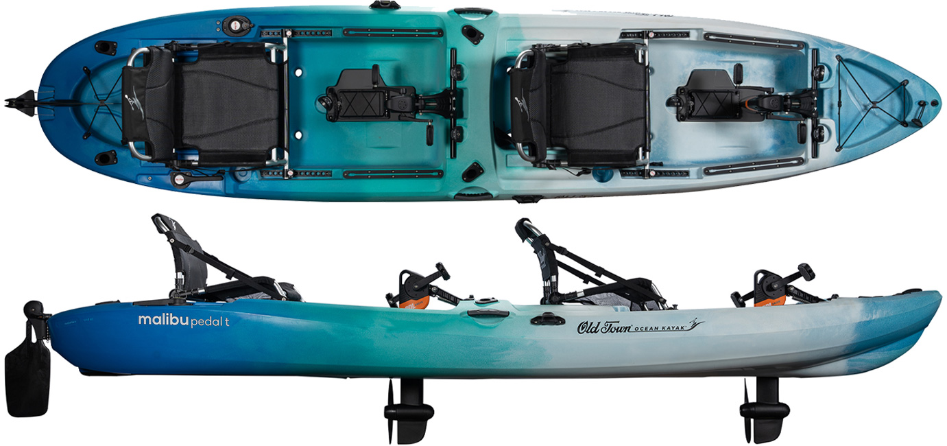 Hotspot map of the Ocean Kayak Malibu Pedal T - Horizon