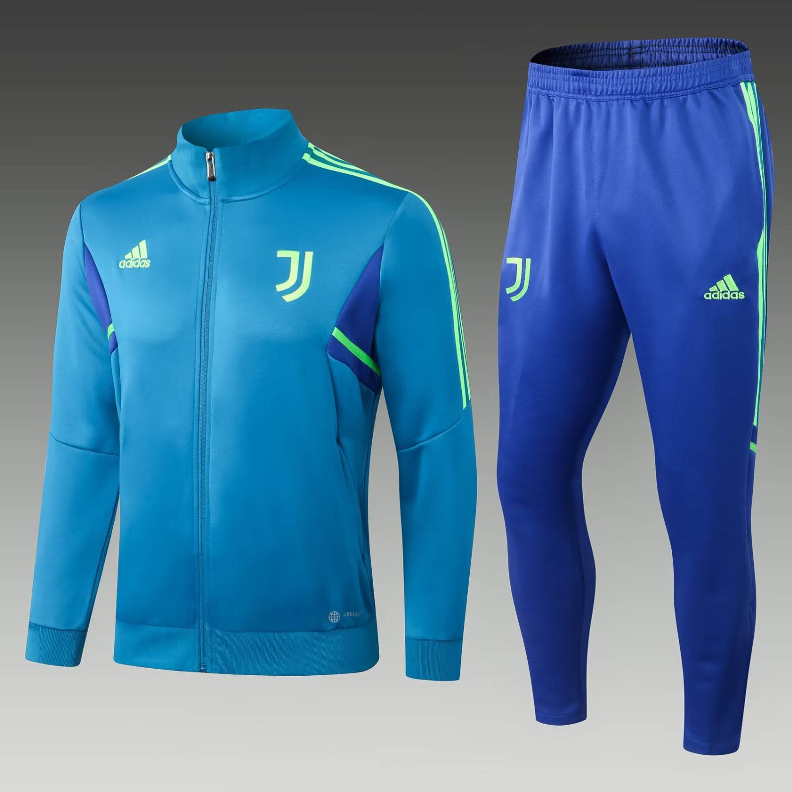 2022/2023 Juventus Long Zipped Jacket Blue Football Shirt 1:1 Thai Quality Set:football jersey mysite: unitedjerseyfootball 邓江浪:football
