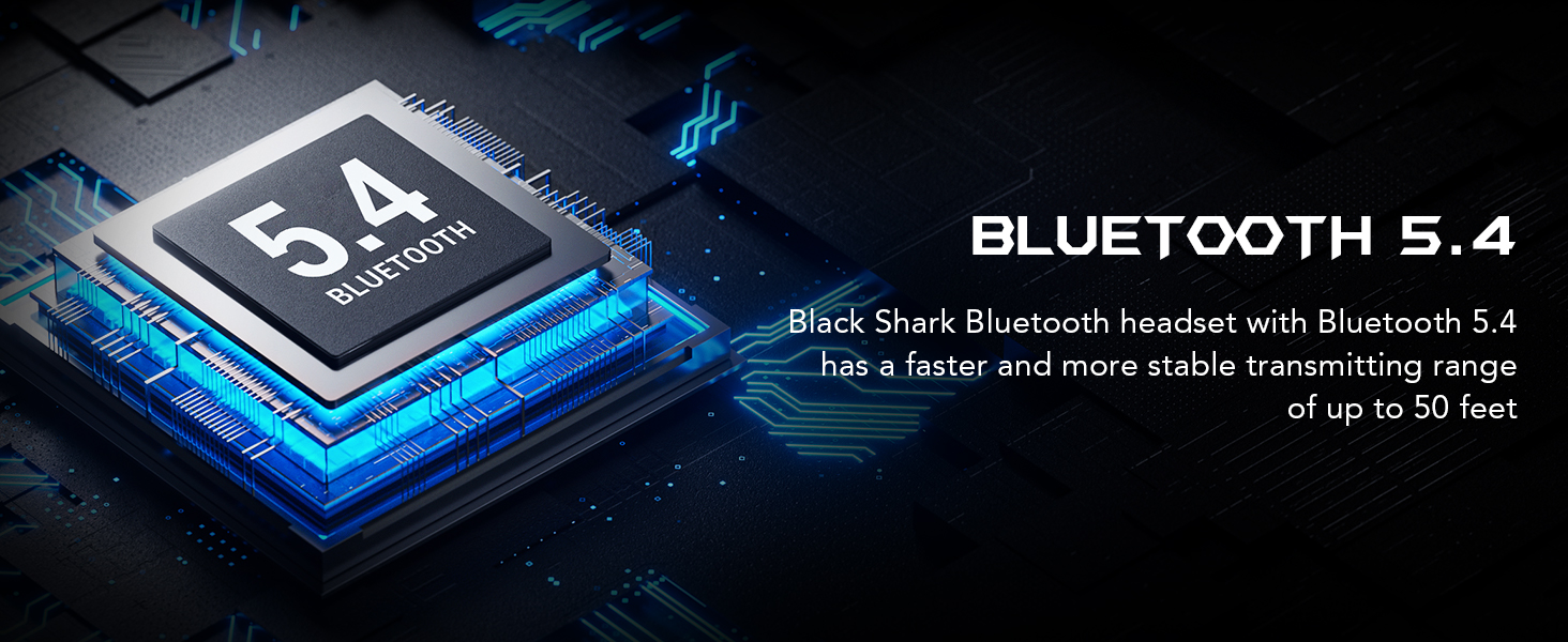 Bluetooth headset, Bluetooth 5.4 has a faster and more stable transmitting range of up to 50 feet