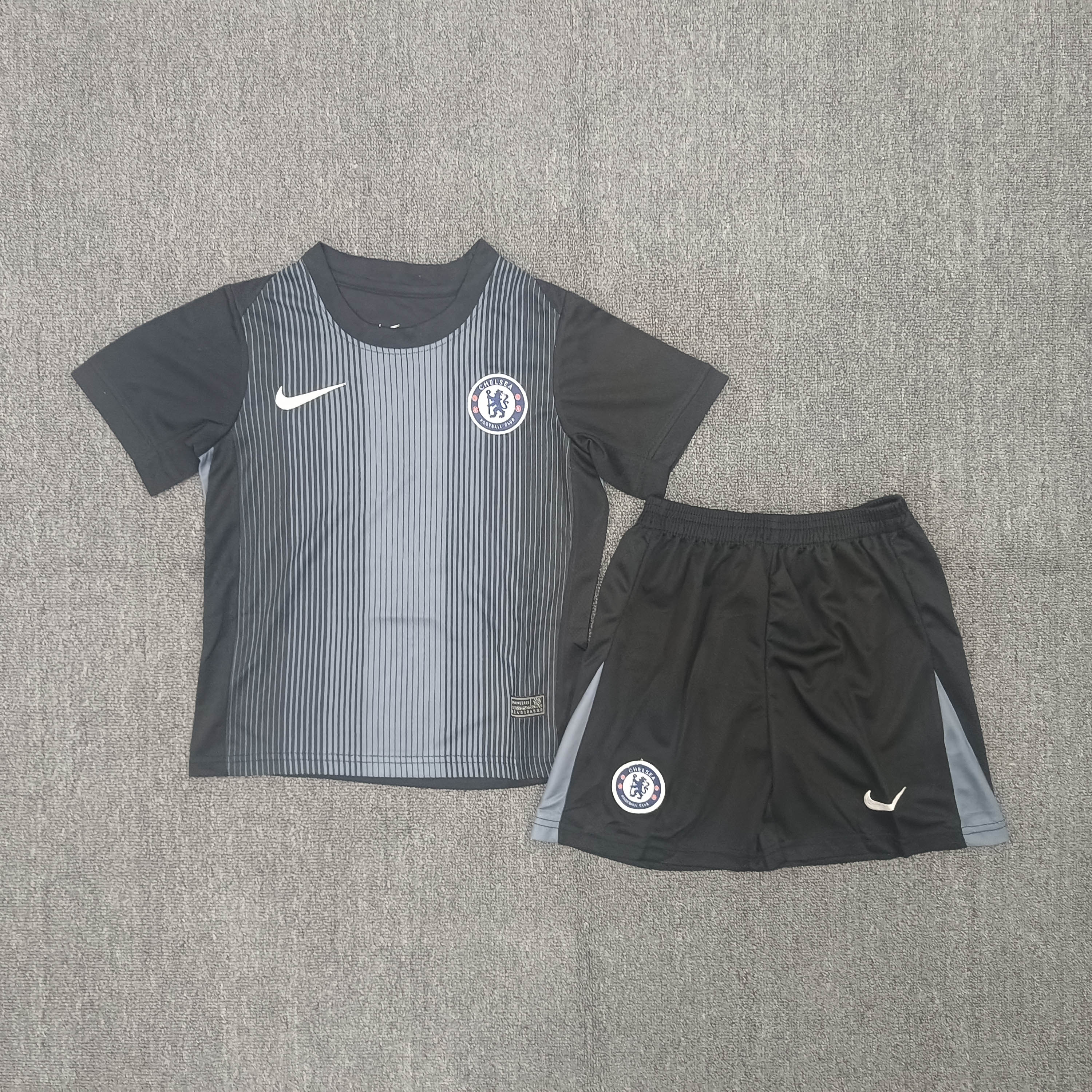 2025/2026 Chelsea Goalkeeper Black Football Shirt 1:1 Thai Quality Kids Size:football jersey mysite: unitedjerseyfootball 邓江浪:football