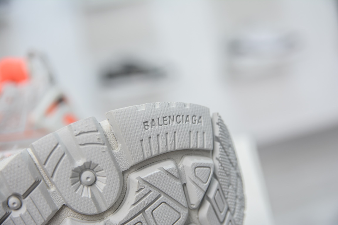 Balenciaga Runner Trainer in White Orange、mysite、Cacoeks