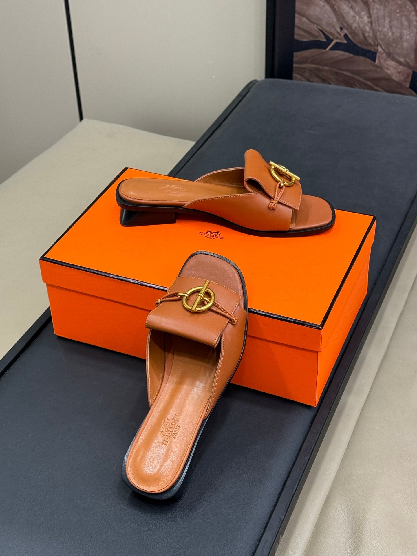 ISLE SANDAL IN BRONZE BROWN CALFSKIN、mysite、Cacoeks