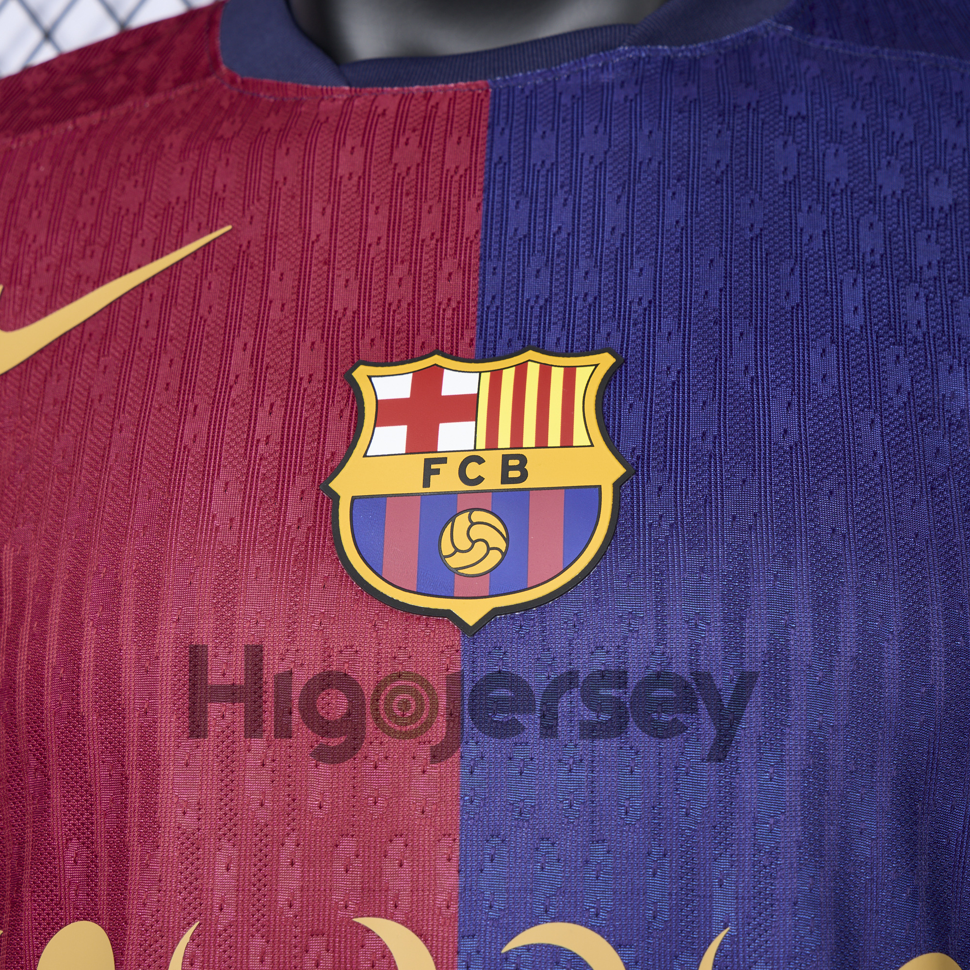 Higojerseys-Barcelona X CP 24-25 Home New Co-Branded Jersey - Player Version