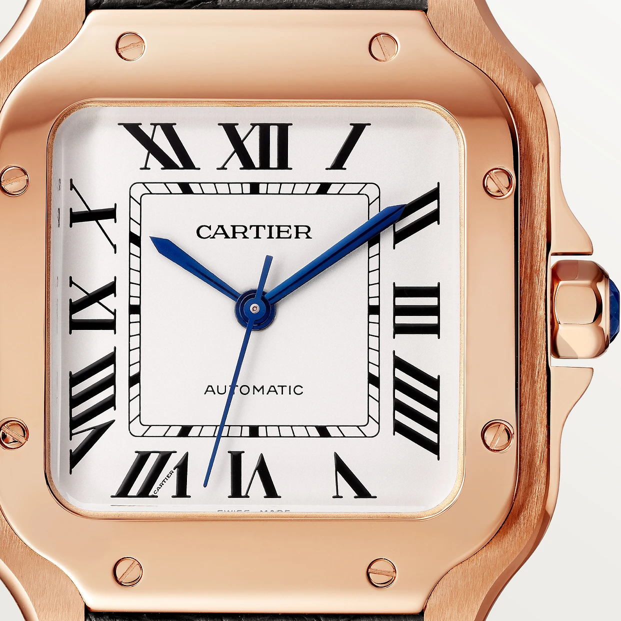 Super Clone 1:1 CARTIER SANTOS Medium Model Rose Gold WGSA0028 Replica-fasswatch