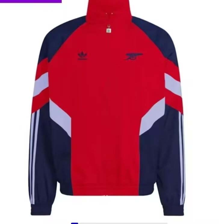 2024/2025 Arsenal Windbreaker Red Soccer Jersey 1:1 Thai Quality:football jersey mysite: unitedjerseyfootball 邓江浪:football