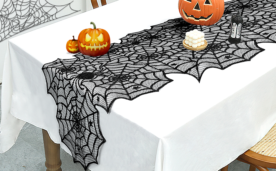 Spider Web Table Runner