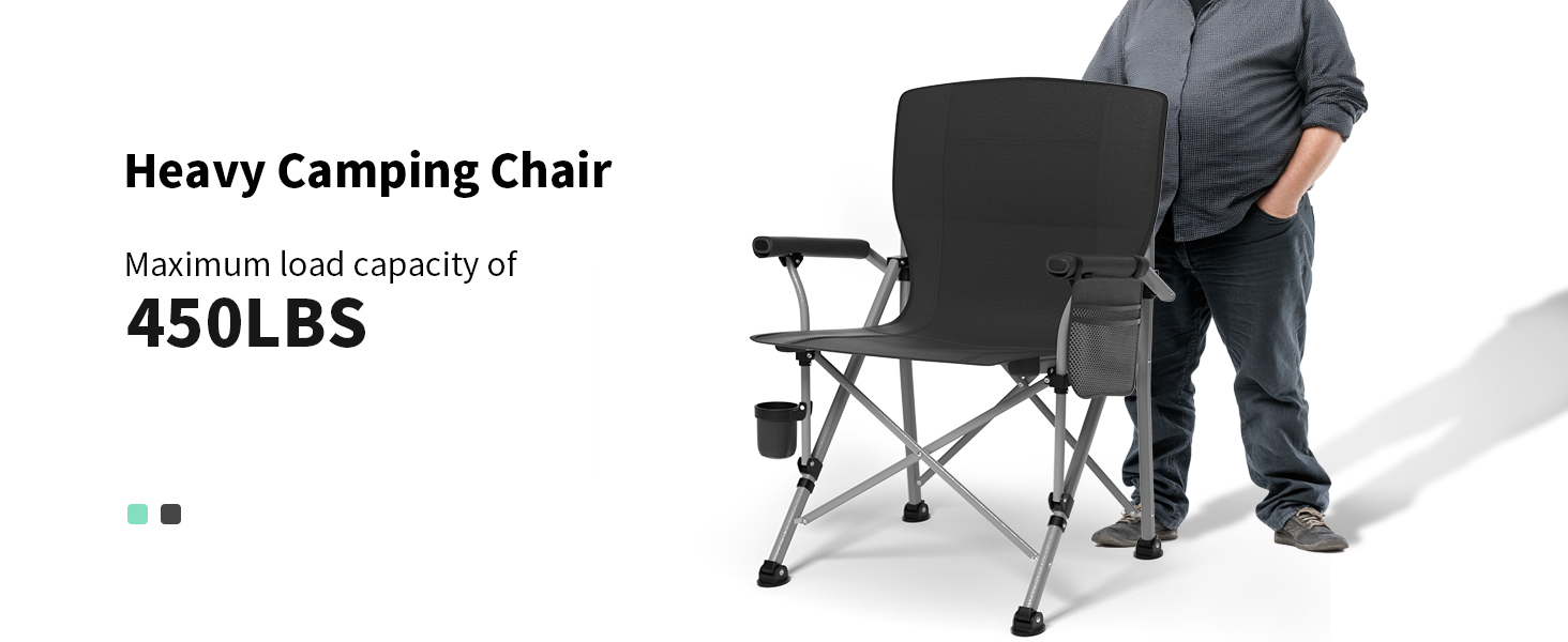 Oversized Camping Chair for Adults Heavy Duty