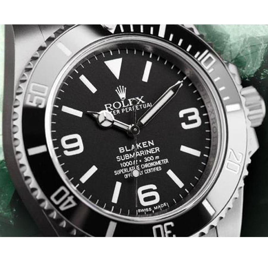 Rolex Submariner 6190 Blaken Black Dial Replica-fasswatch