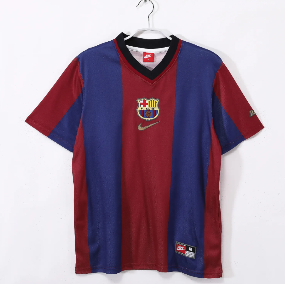 98/99 Retro Barcelona Home Football Shirt-mysite Custom Football Kit- Nextkits