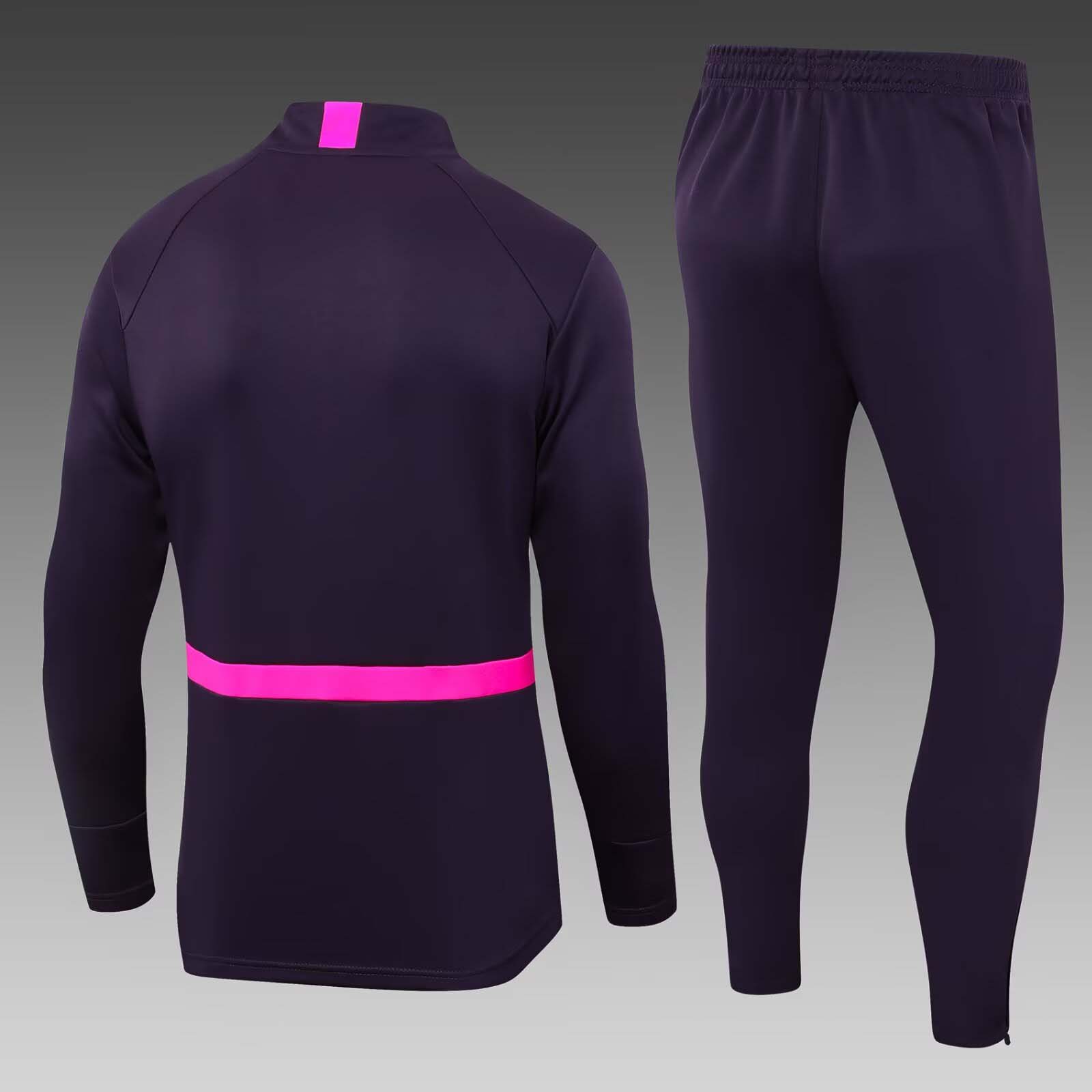 2024/2025 West Ham United Half-Pull Training Suit Purple Football Shirt 1:1 Thai Quality Set:football jersey mysite: unitedjerseyfootball 邓江浪:football