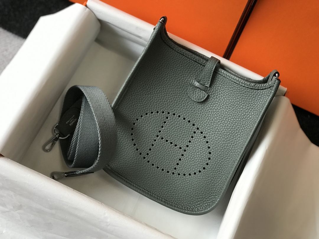Original Copy Hermes Mini Evelyne Leather Bags More Colors-2
