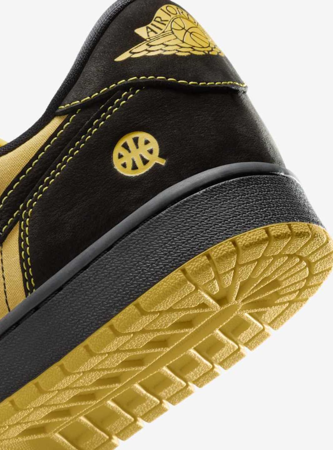 Air Jordan 1 Retro Low OG Quai 54 Black Tour Yellow Red、JORDAN、Cacoeks