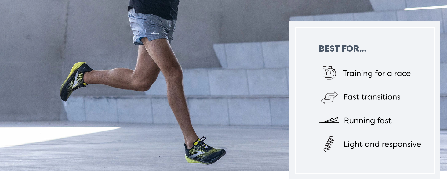 male & female running side by side