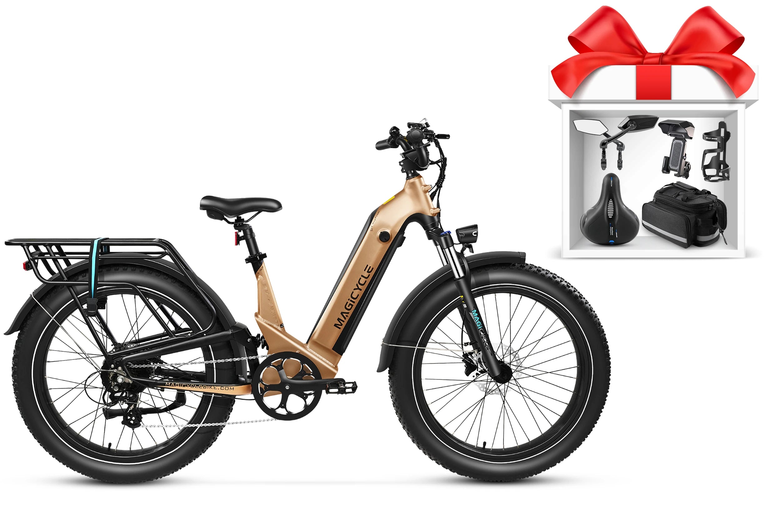 Magicycle Deer Step-Thru Full Suspension Ebike SUV、mySite、bearsvspackers