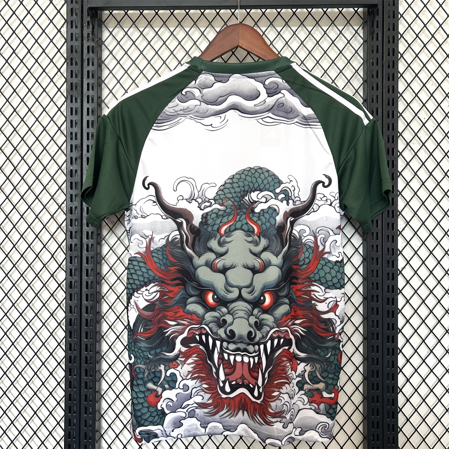 UltraTrikot-Japan 25-26 Y3 Green Dragon Roar White Jersey - Fans Version