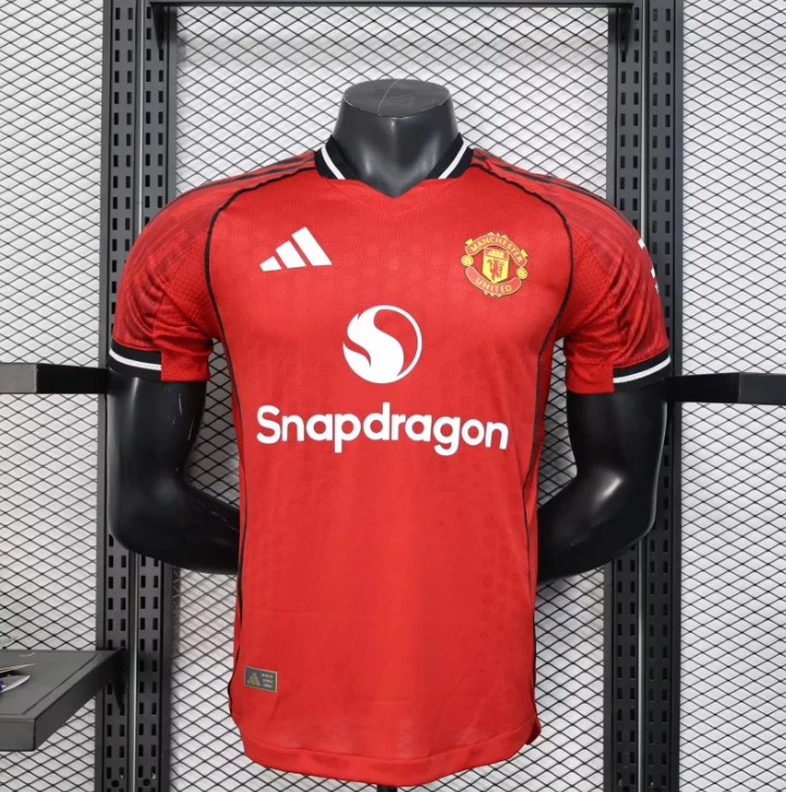2025/2026 Player Version Manchester United Home Football Shirt 1:1 Thai Quality:football jersey mysite: unitedjerseyfootball 邓江浪:football