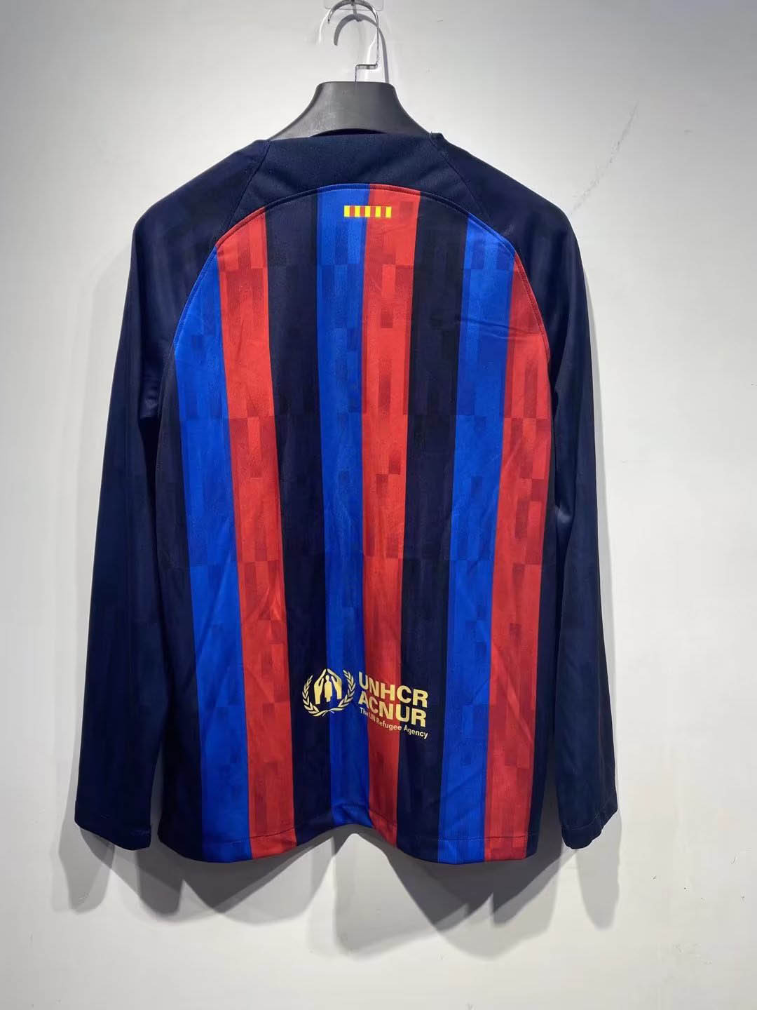 2022/2023 Long Sleeve Barcelona Home 1:1 Thai Quality:football jersey mysite: unitedjerseyfootball 邓江浪:football