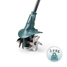 Motobineuse 2 Mains Sans Fils Battery Rechargeable Incluses Détruire les Déchets Végétaux & Broyage