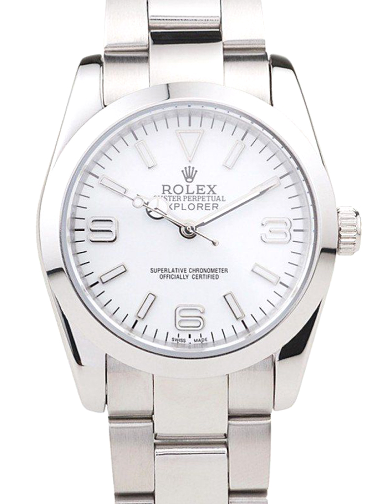 Replica Rolex Explorer 37mm Silver Dial 98086-fasswatch