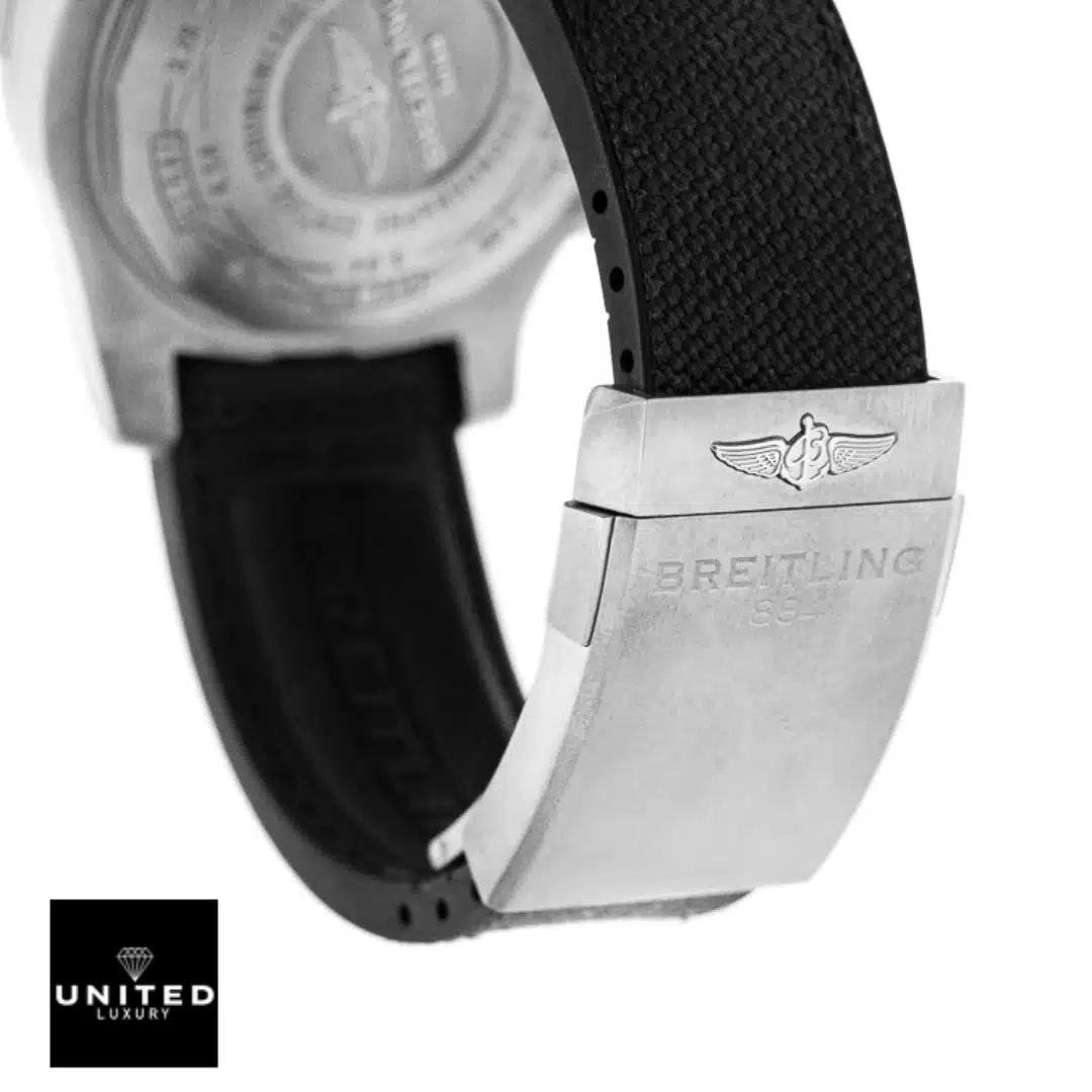 Breitling Super Avenger II A1337111/BC29-442X Rubber Bracelet Stainless Steel Clasp Replica
