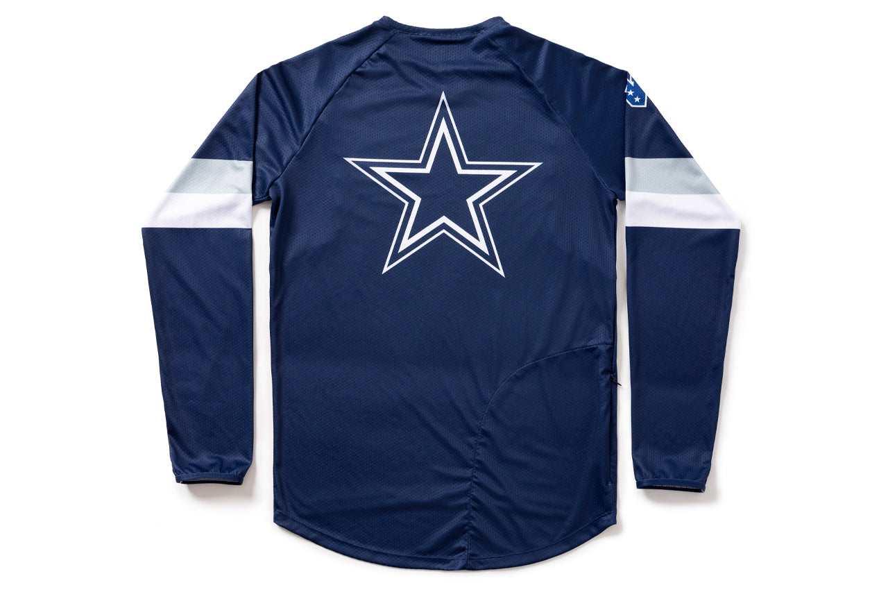 State Bicycle Co. | NFL Collection – Long-Sleeve MTB Jersey – Dallas Cowboys、mySite、bearsvspackers