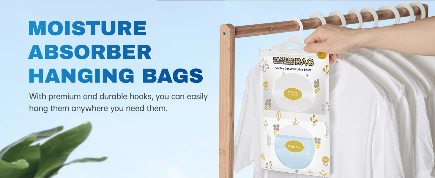 MOISTURE ABSORBER HANGING BAGS