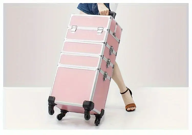 4 in 1 fireproof board makeup case colorful cosmetic case organizer makeup artist train case details 17