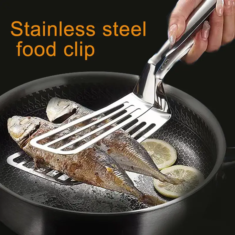 1pc multifunctional stainless steel food clip for steak fish and more kitchen tools and accessories for easy meal prep details 0