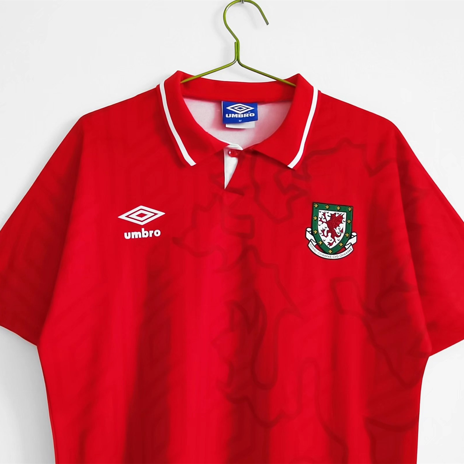 ManixJersey.com | Retro Wales 1992 Home Stadium Jersey -Customize Name, Number and Patch | Worldwide Shipping
