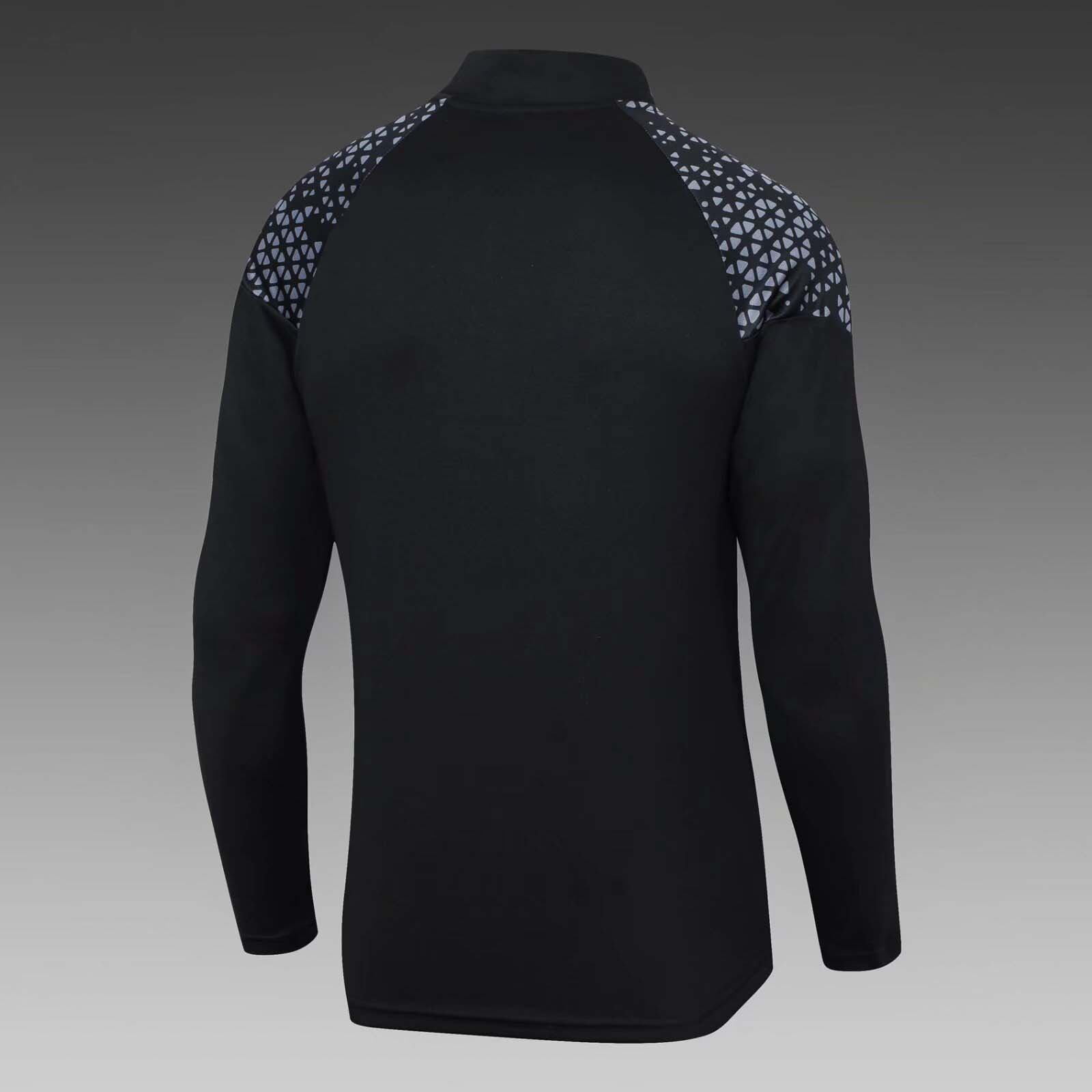 2023/2024 Dortmund Half-Pull Training Suit Black Football Shirt 1:1 Thai Quality Set:football jersey mysite: unitedjerseyfootball 邓江浪:football