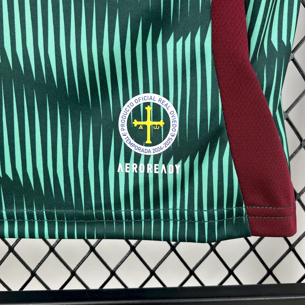ManixJersey.com | Real Oviedo 24-25 Third Kids Kit -Customize Name, Number and Patch | Worldwide Shipping