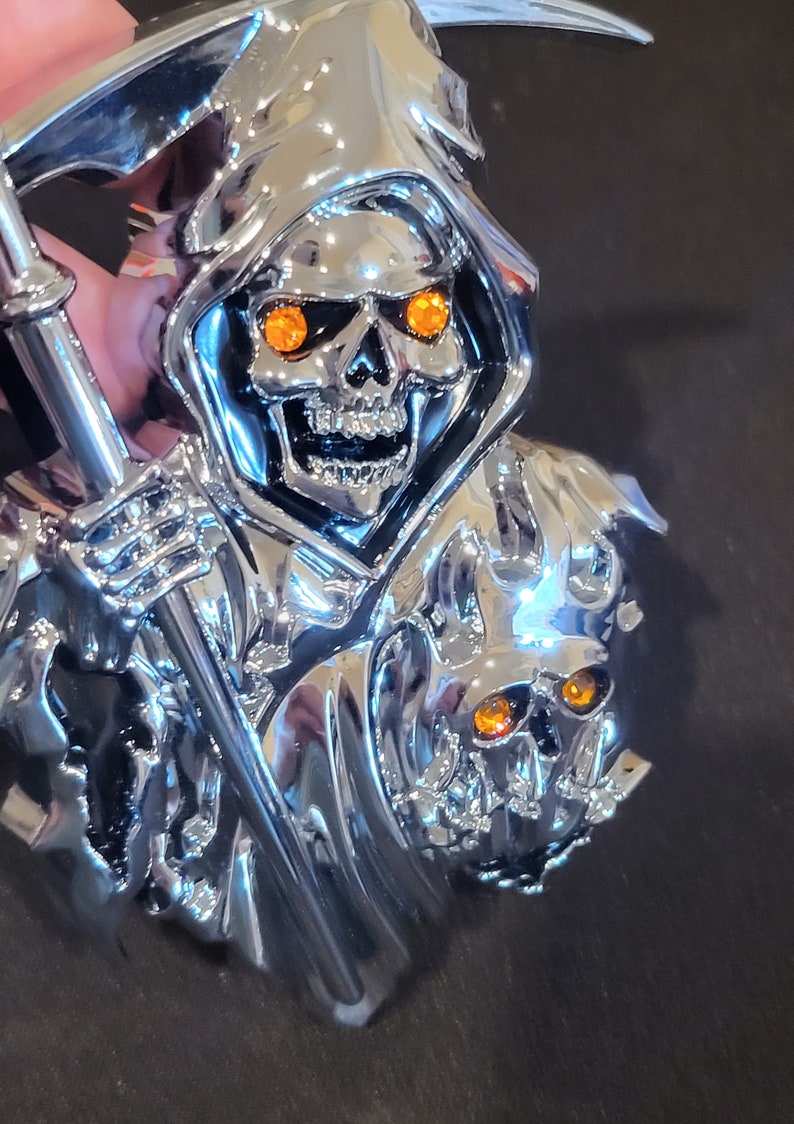 Grim Reaper 3D Peel and Stick Car Decal Emblem for Truck image 8