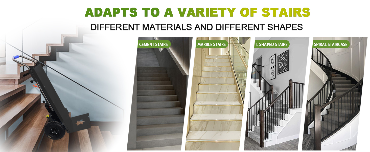 Adapts to different stairs