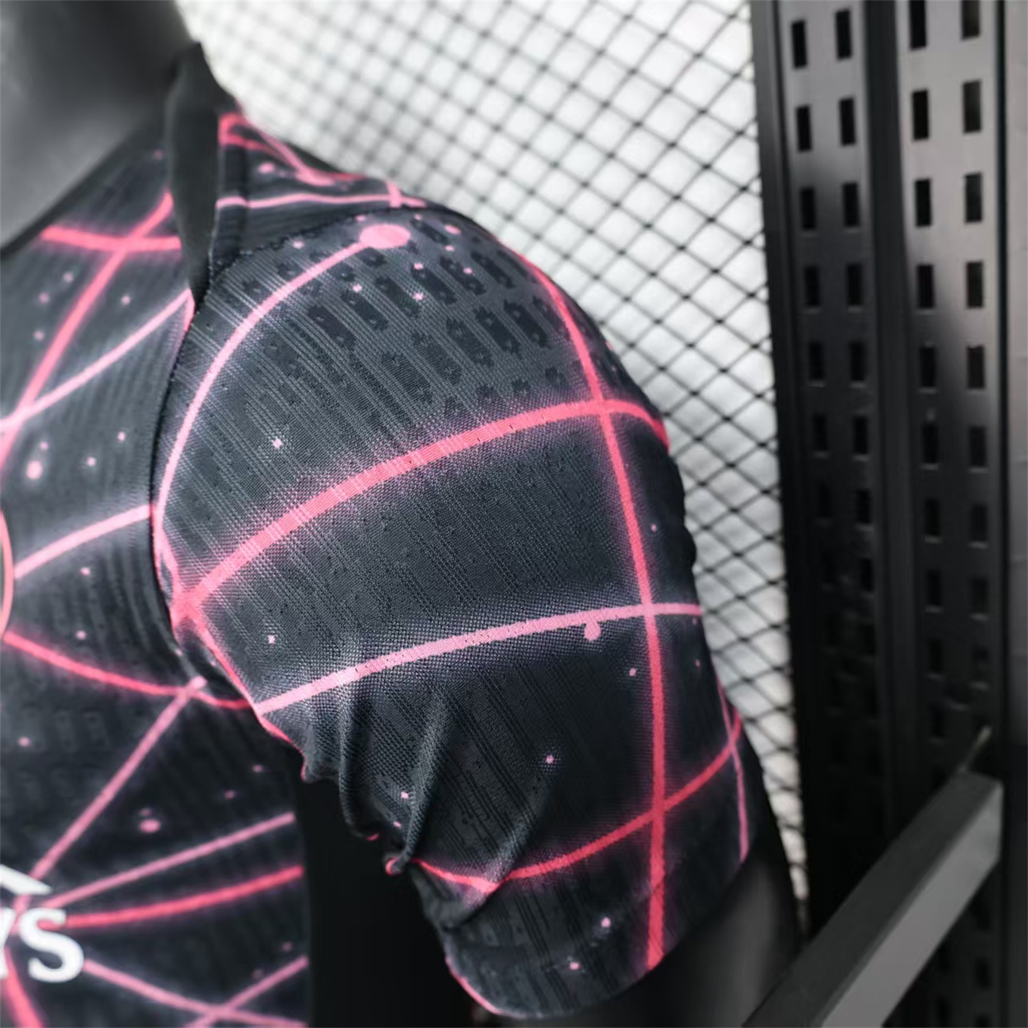 UltraTrikot-Paris Saint-Germain PSG 25-26 Pink Lines Jordan Black Special Jersey - Player Version