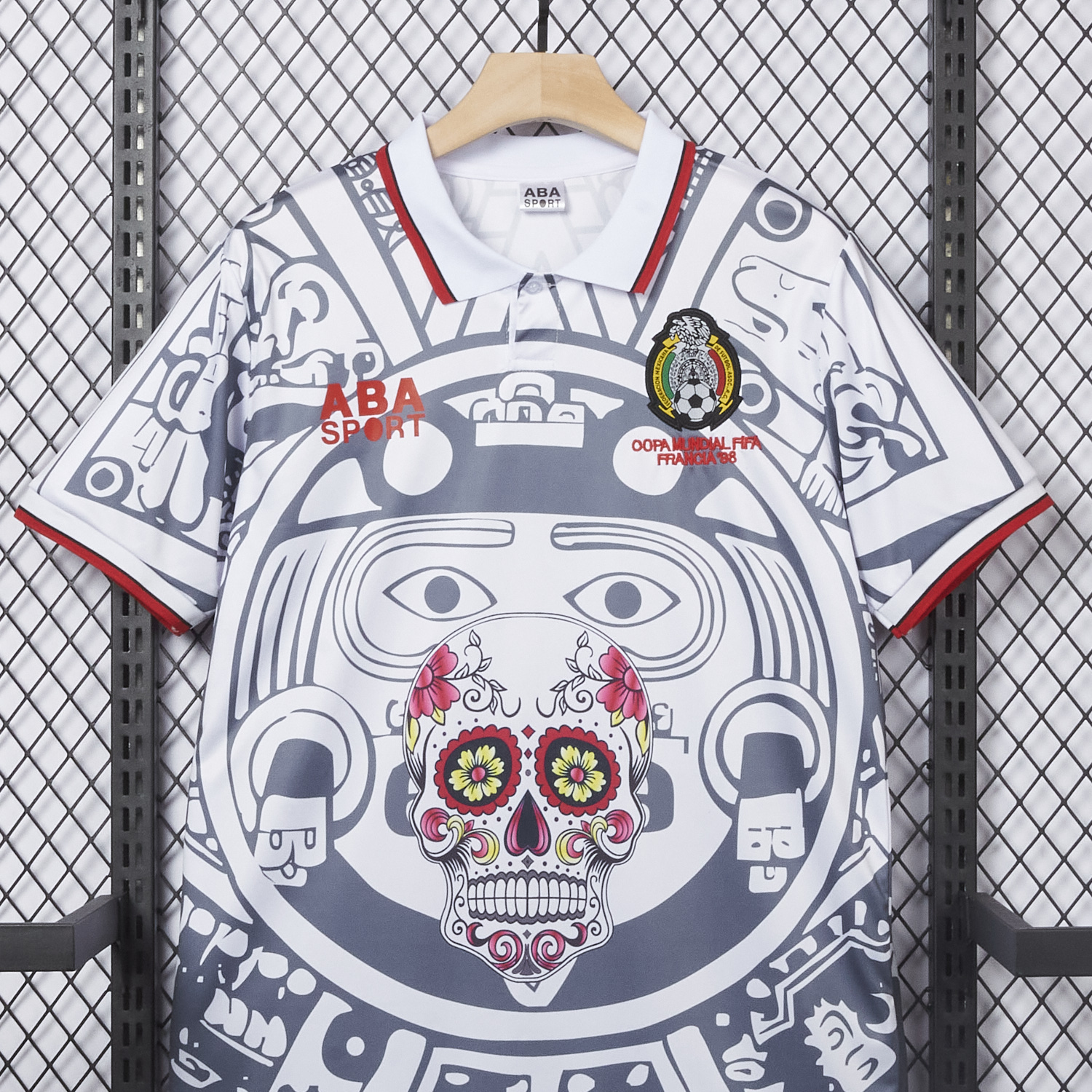 foot-Retro Mexico 1998 Away Grey Special Edition Jersey