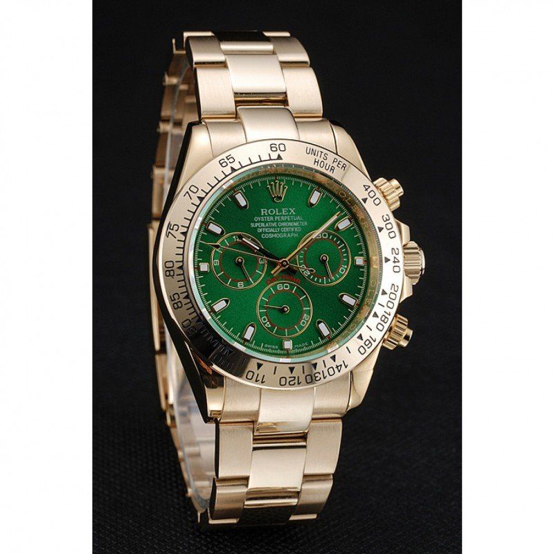 Replica Rolex Daytona 39mm Green Dial 1454244-fasswatch