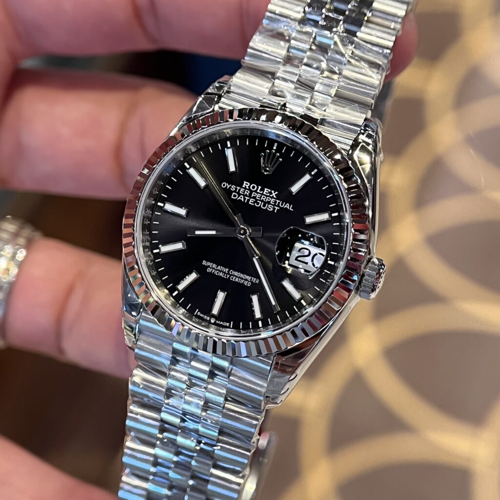 Đồng Hồ Rolex DateJust 126334 Replica 11 Mặt Đen VSF 36mm (1)