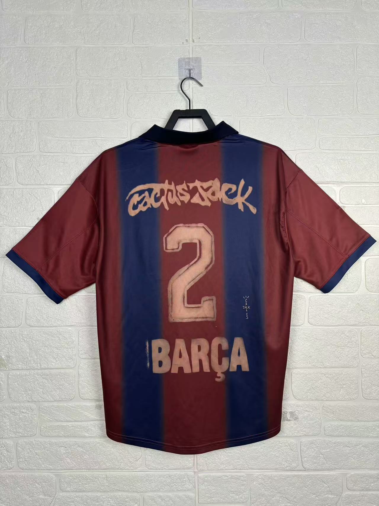 2025 Barcelona Travis Scott Home RetroSkeleton Jersey:football jersey mysite: unitedjerseyfootball 邓江浪:football
