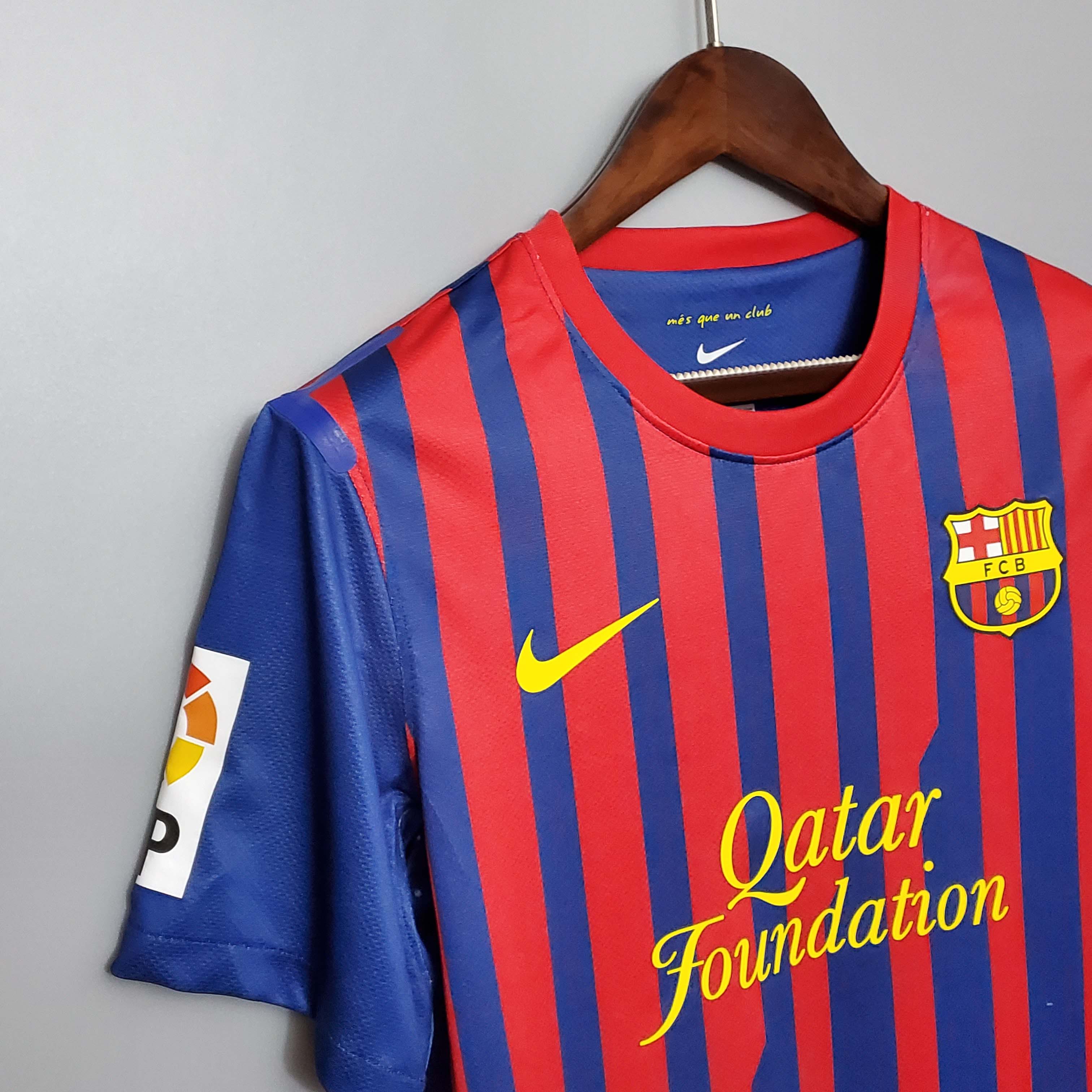 2011/2012 Retro Barcelona Home Football Shirt 1:1 Thai Quality:football jersey mysite: unitedjerseyfootball 邓江浪:football