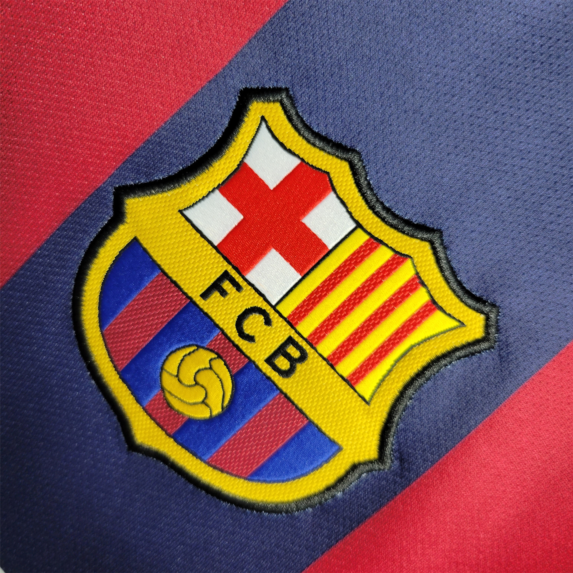 Higojerseys-Retro Barcelona 14-15 Home Stadium Jersey