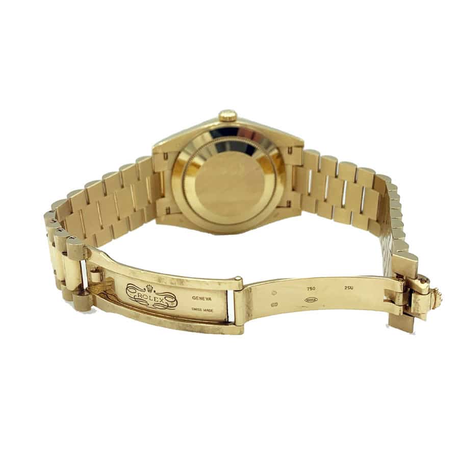 rolex day date 228238 kw yellow gold champagne dial 2