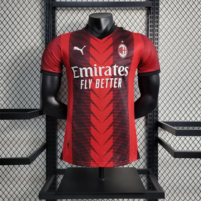 2023/2024 Player Version AC Milan Home Football Jersey 1:1 Thai Quality:football jersey mysite: unitedjerseyfootball 邓江浪:football