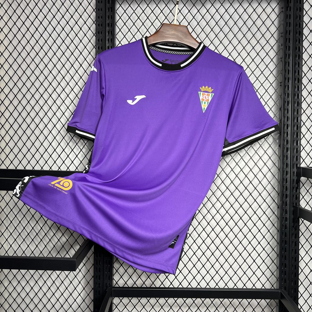 Higojerseys-Cordoba CF 24-25 Away Jersey - Fans Version