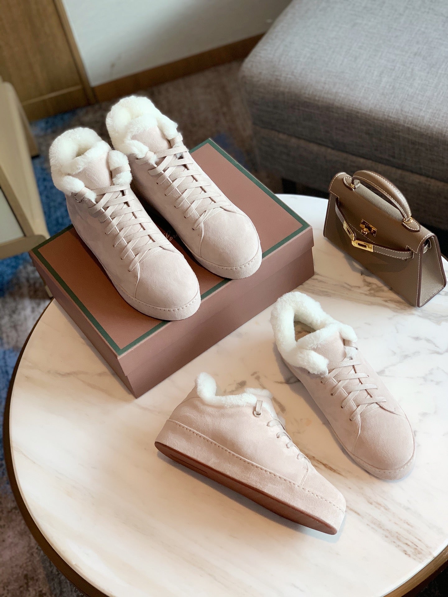 LP WINTER NUAGES SNEAKERS CREAMY WHITE LAMBSKIN、mysite、Cacoeks