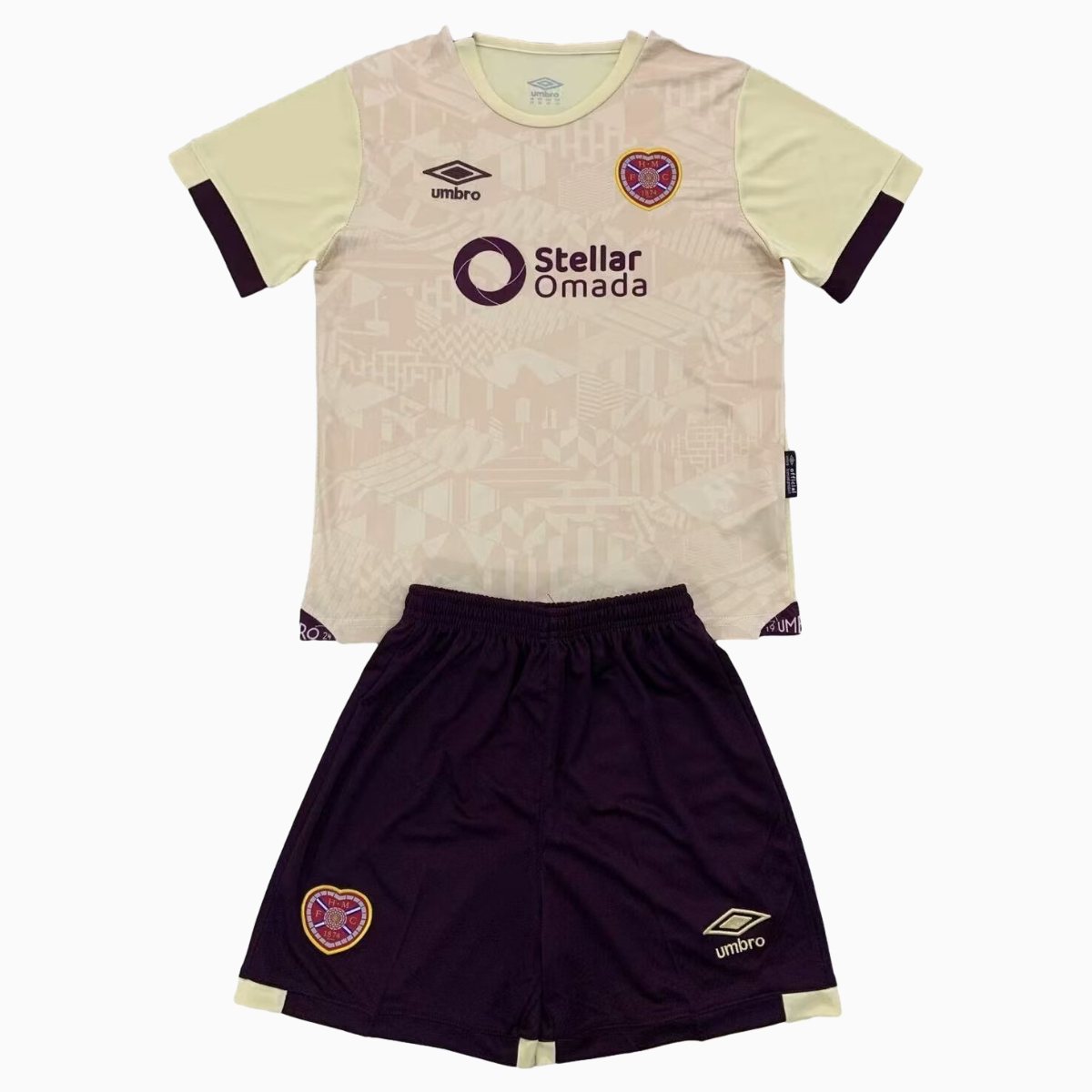 foot-Hearts Heart of Midlothian 24-25 Away Kids Kit