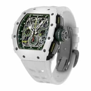 richard-mille-le-mans-classic-white-atz-ceramic-chronograph-rm11-03-left-replica