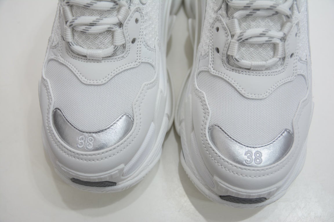 Balenciaga Triple S Sneaker Fabric White、mysite、Cacoeks